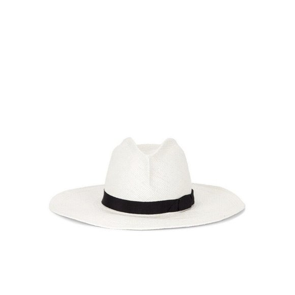 Gladys Tamez Millinery Jackie O Hat White Straw